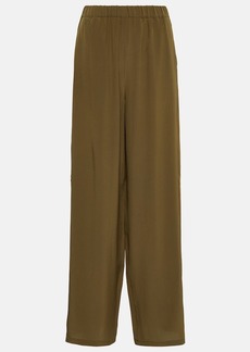 Max Mara Zigano silk wide-leg pants