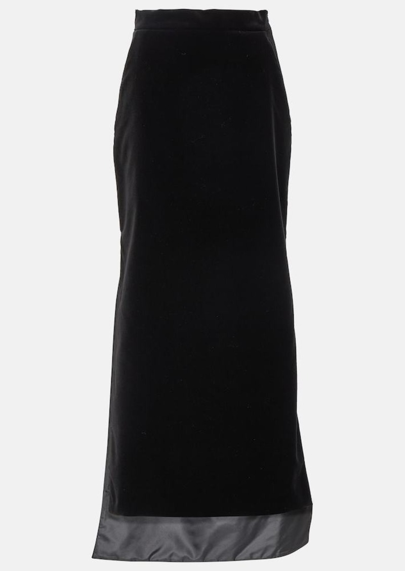 Max Mara Zuppa cotton maxi skirt