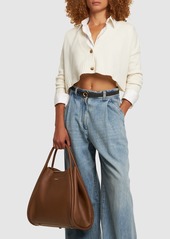 Max Mara Medium Marin Leather Tote Bag