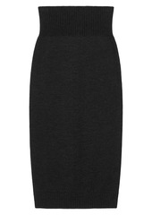 Max Mara Melk Knit Wool Pencil Skirt