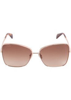 Max Mara Menton Squared Metal Sunglasses