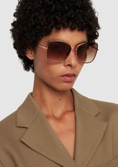 Max Mara Menton Squared Metal Sunglasses