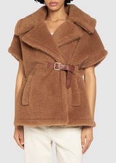 Max Mara New Abavo Camel Teddy Cape