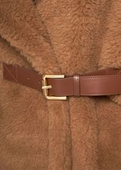 Max Mara New Abavo Camel Teddy Cape