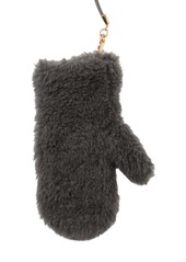 Max Mara Ombrato Camel Teddy Gloves W/ Strap