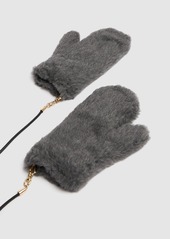 Max Mara Ombrato3 Teddy Gloves