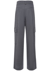 Max Mara Orlanda Wool Jersey Cargo Pants