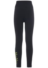 Max Mara Pirania Logo Jersey Seamless Leggings