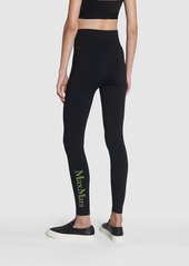 Max Mara Pirania Logo Jersey Seamless Leggings