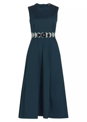 Max Mara Preston Cotton-Blend A-Line Cocktail Dress