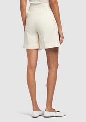 Max Mara Priamo Pleated Wool Shorts