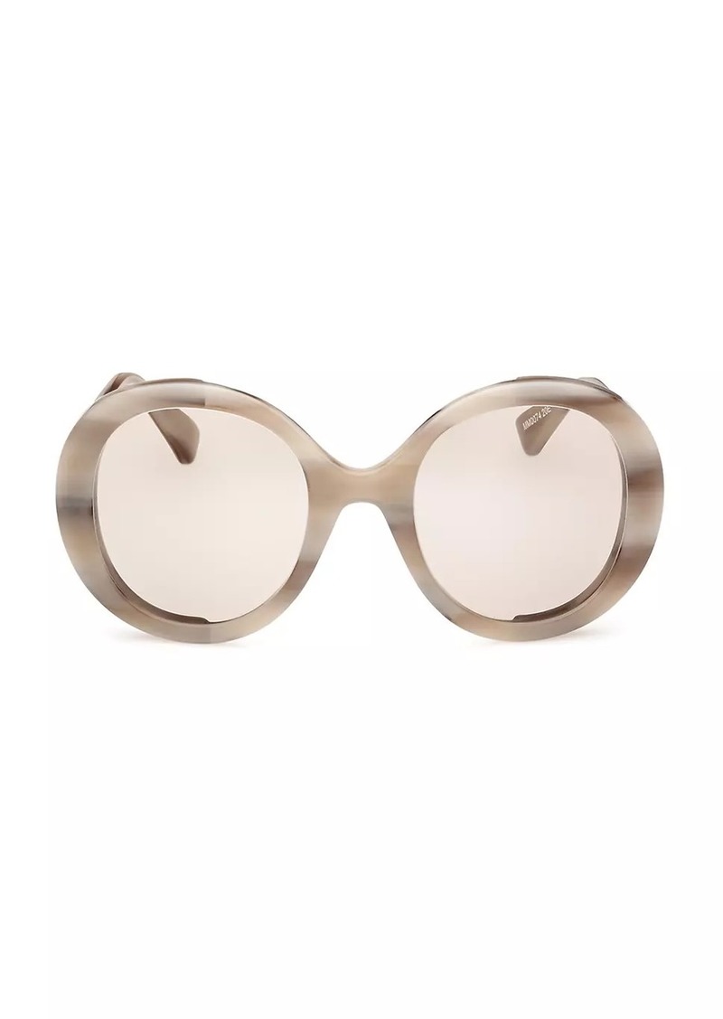 Max Mara Renee 54MM Round Sunglasses