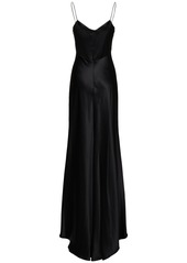 Max Mara Riccio Silk Satin Long Dress