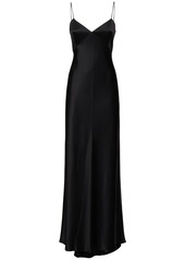 Max Mara Riccio Silk Satin Long Dress