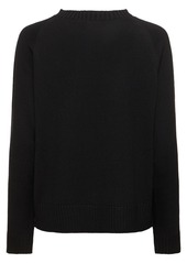 Max Mara Salvia Wool Knit Crewneck Sweater