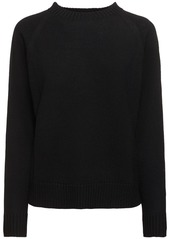 Max Mara Salvia Wool Knit Crewneck Sweater