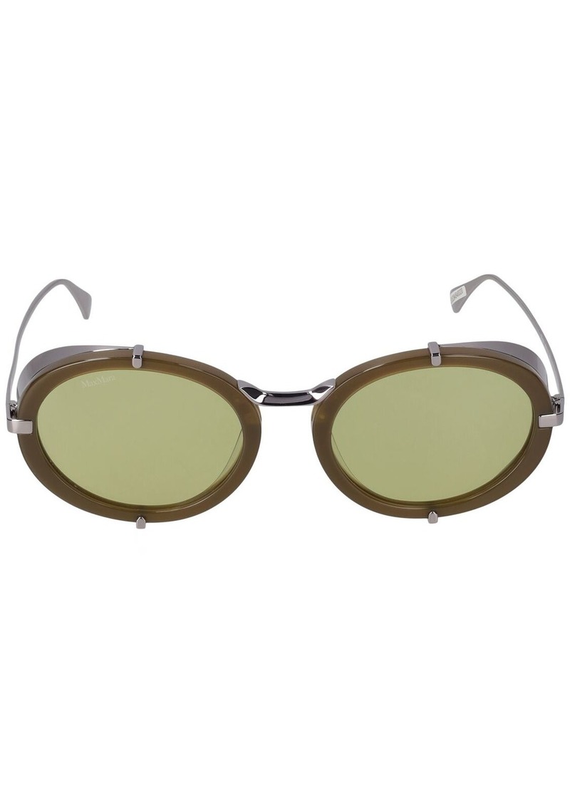 Max Mara Selma Round Metal Sunglasses