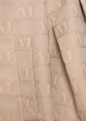 Max Mara Tenente Logo Jacquard Cape