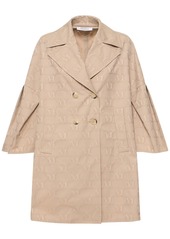 Max Mara Tenente Logo Jacquard Cape