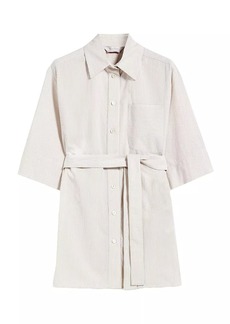 Max Mara Texas Cotton Self-Tie Shirt