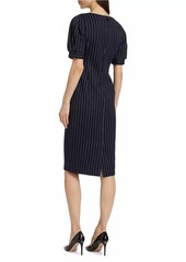 Max Mara Tunica Pinstripe Sheath Dress