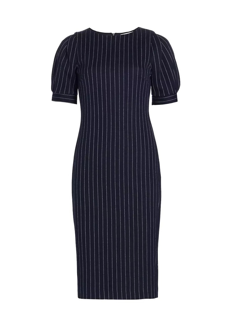 Max Mara Tunica Pinstripe Sheath Dress