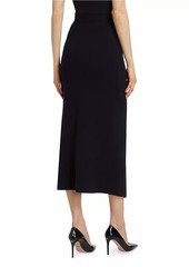 Max Mara Umbria Wool-Cashmere Midi-Skirt