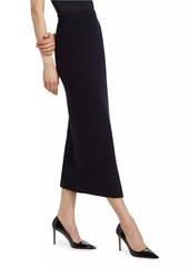 Max Mara Umbria Wool-Cashmere Midi-Skirt