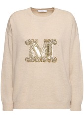 Max Mara Vicolo Wool Knit Logo Sweater