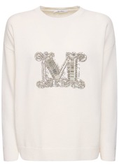 Max Mara Vicolo Wool Knit Logo Sweater