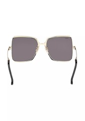 Max Mara Weho 58MM Square Sunglasses