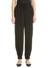 MAX MARA Umico High Waist Ankle Zip Cady Pants in Black at Nordstrom
