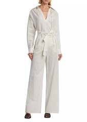 Max Mara Xero Striped Paperbag-Waist Pants