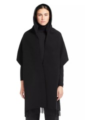 Max Mara Zena Cashmere-Wool Hooded Scarf