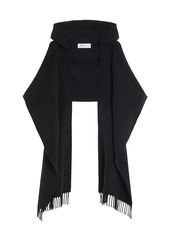 Max Mara Zena Cashmere-Wool Hooded Scarf