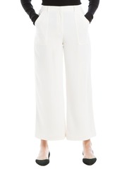 Max Studio Crop Wide Leg Pant With Pockets