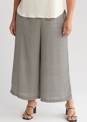 MAX STUDIO Crop Wide Leg Pants in Olive/Cream Dolly Chains at Nordstrom Rack