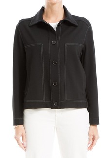 Max Studio Cropped Boyfriend Shirt