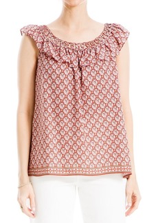 Max Studio Flutter Sleeve Top