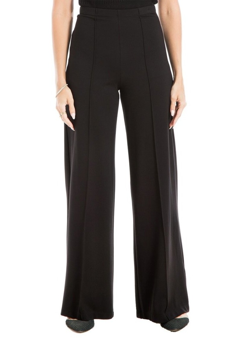 Max Studio High Waist Wide Leg Ponte Pant