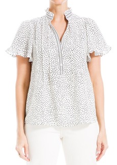 Max Studio Pintuck Blouse