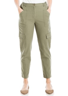 MAX STUDIO Soft Twill Cargo Pants in Olive at Nordstrom Rack