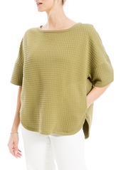 MAX STUDIO Waffle Knit Top in Flint Blue at Nordstrom Rack