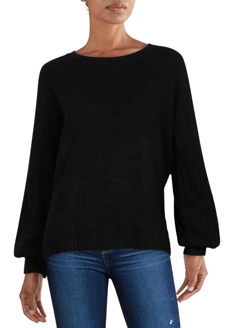 Max Studio Women's Cozy Ribbed Puff Sleeve Sweater  Extra Small