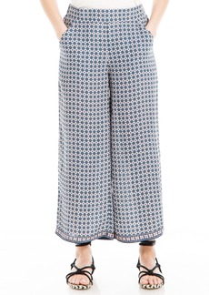 Max Studio Women's Crepe Cropped Wide Leg Pant