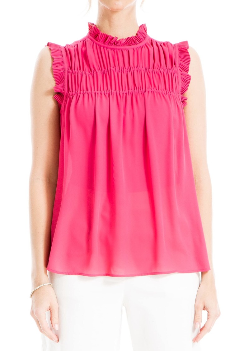 Max Studio Women's Crepe Sleeveless Blouse