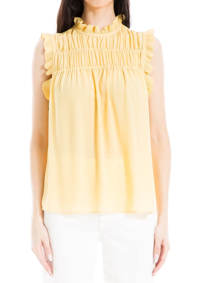 Max Studio Women's Crepe Sleeveless Blouse