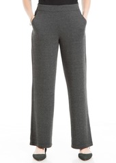 Max Studio Women's Double Knit Easy Leg Trouser Black/Charcoal-Ym-Ab230120