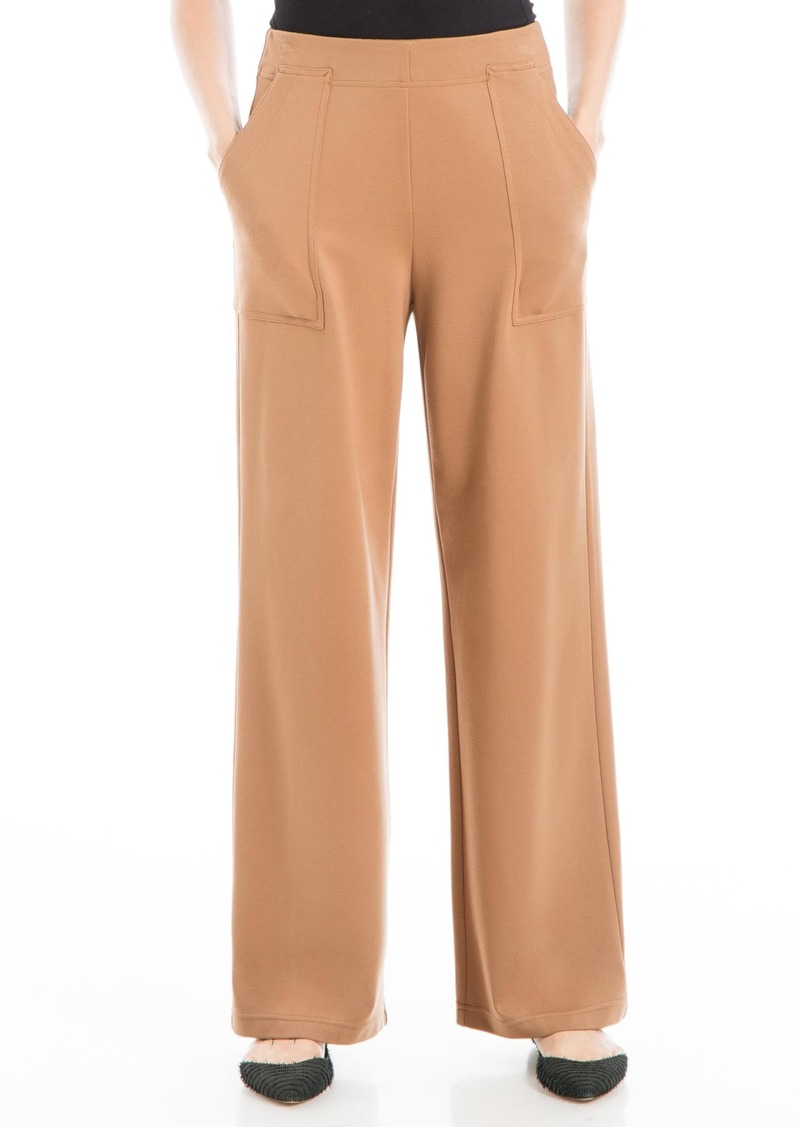 Max Studio Women's Easy Wide Leg Ponte Pant