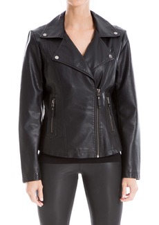 Max Studio Women's Faux Leather Jacket